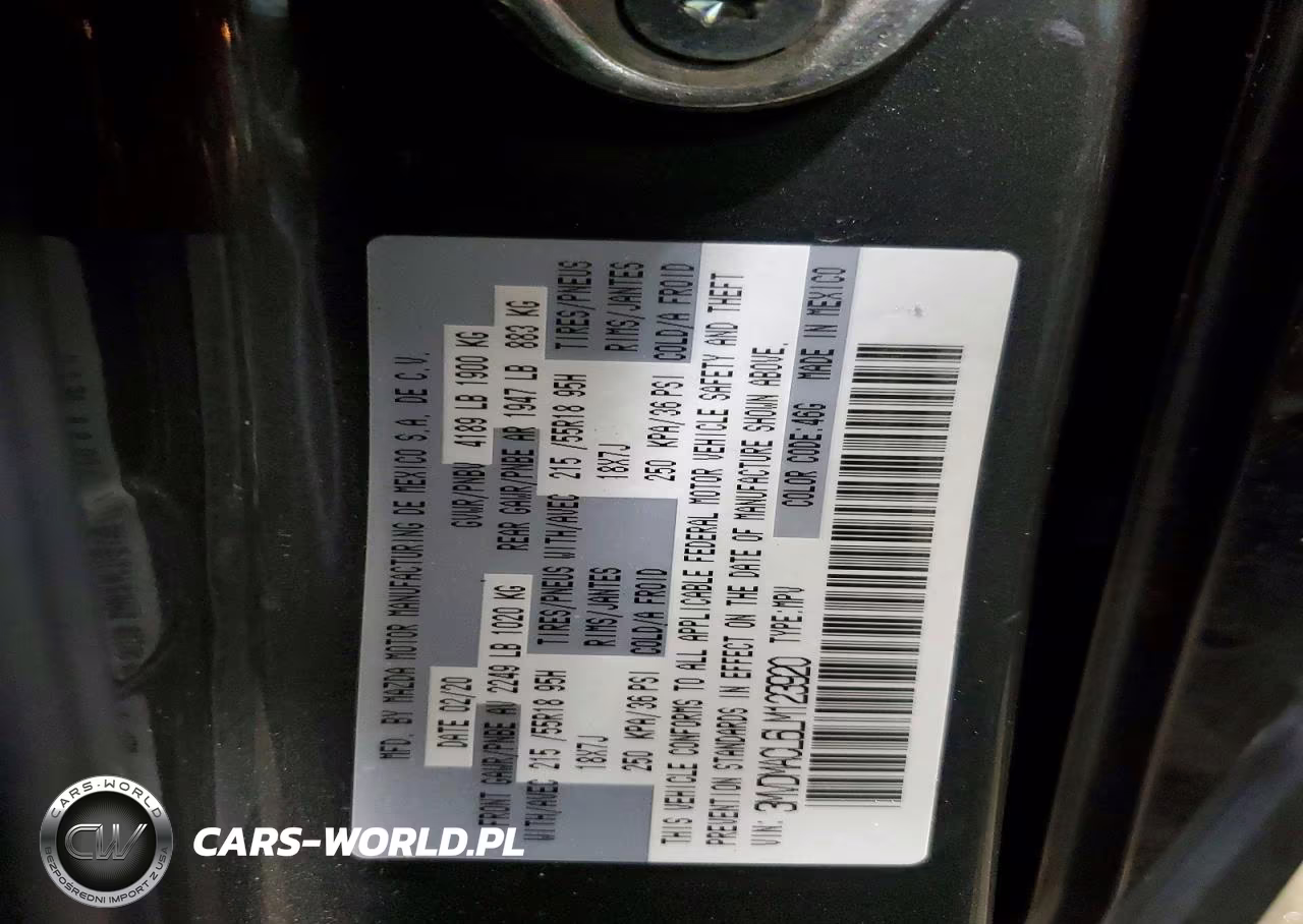 2020 Mazda Cx-30 Select VIN:3MVDMACL6LM123920 - 13