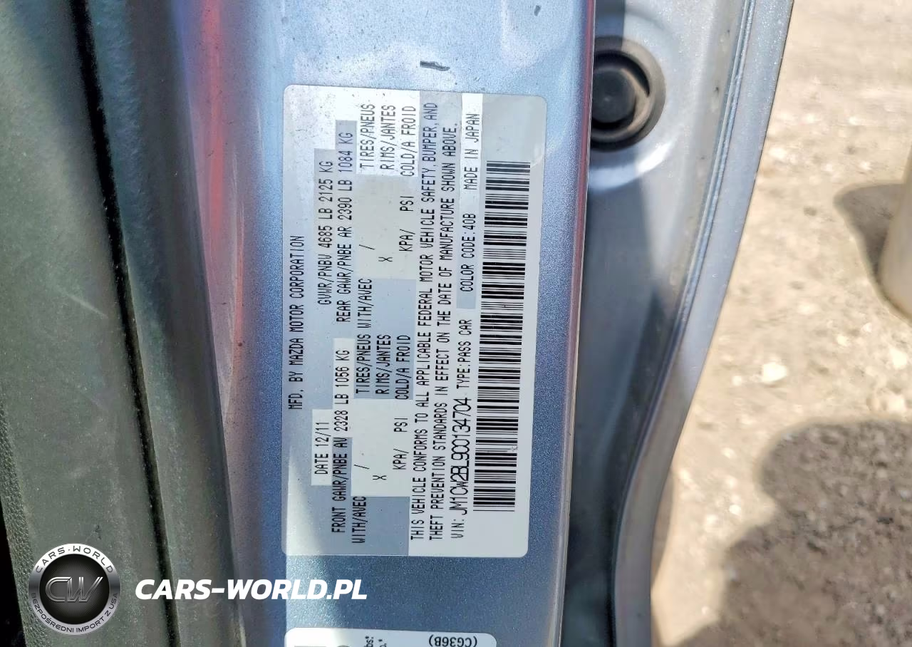 2012 Mazda 5 VIN:JM1CW2BL9C0134704 - 13