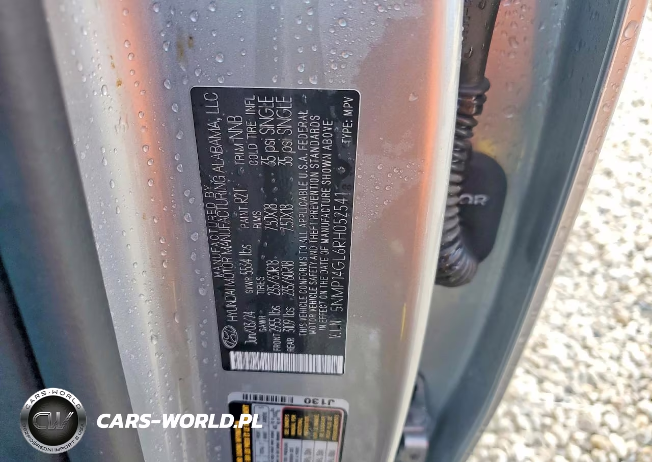 2024 Hyundai Santa Fe Se VIN:5NMP14GL6RH052541 - 14