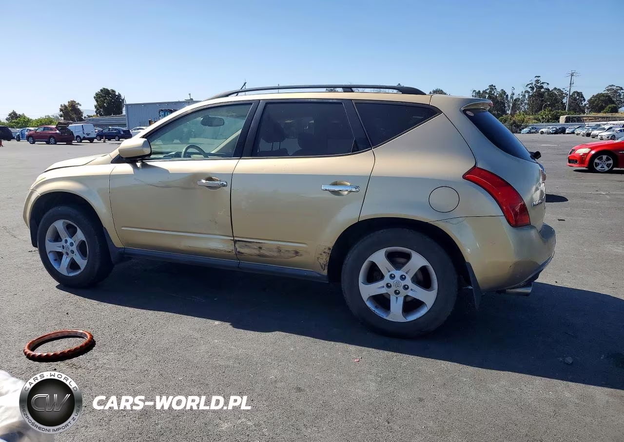 2004 Nissan Murano Sl VIN:JN8AZ08T84W218428 - 2
