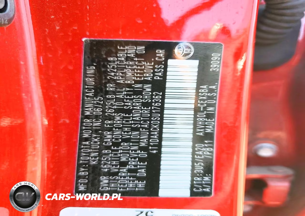 2025 Toyota Camry Se VIN:4T1DAACK0SU176362 - 12