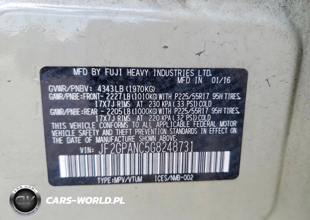 2016 Subaru Crosstrek Limited VIN:JF2GPANC5G8248731 - 13