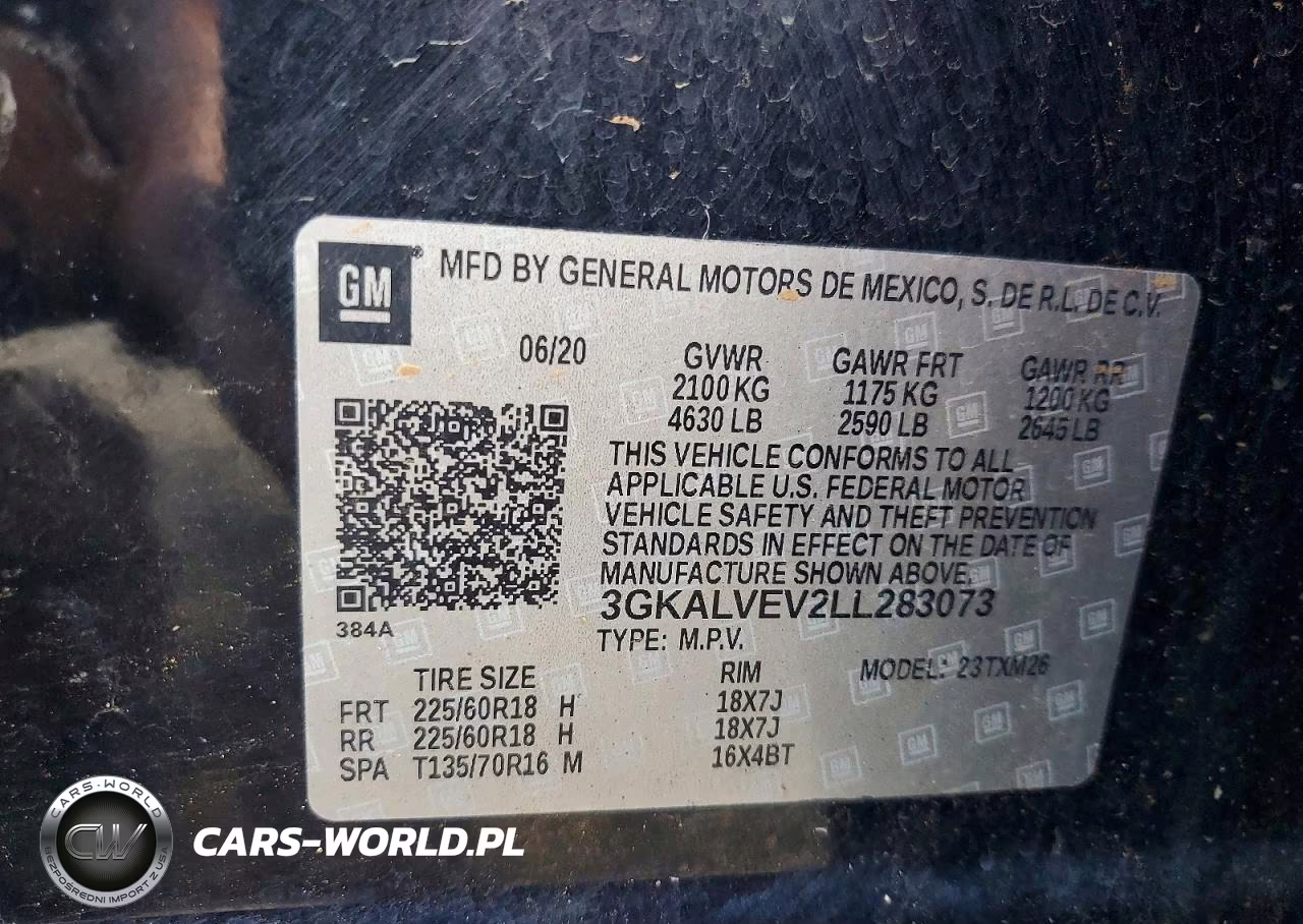2020 GMC Terrain Slt VIN:3GKALVEV2LL283073 - 13