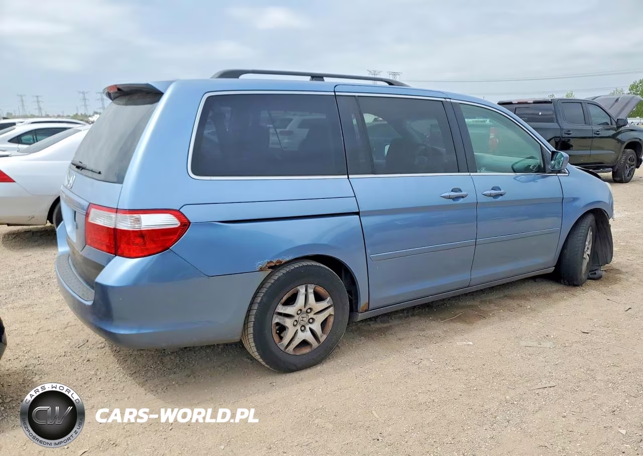 2007 Honda Odyssey Exl VIN:5FNRL38617B101195 - 3