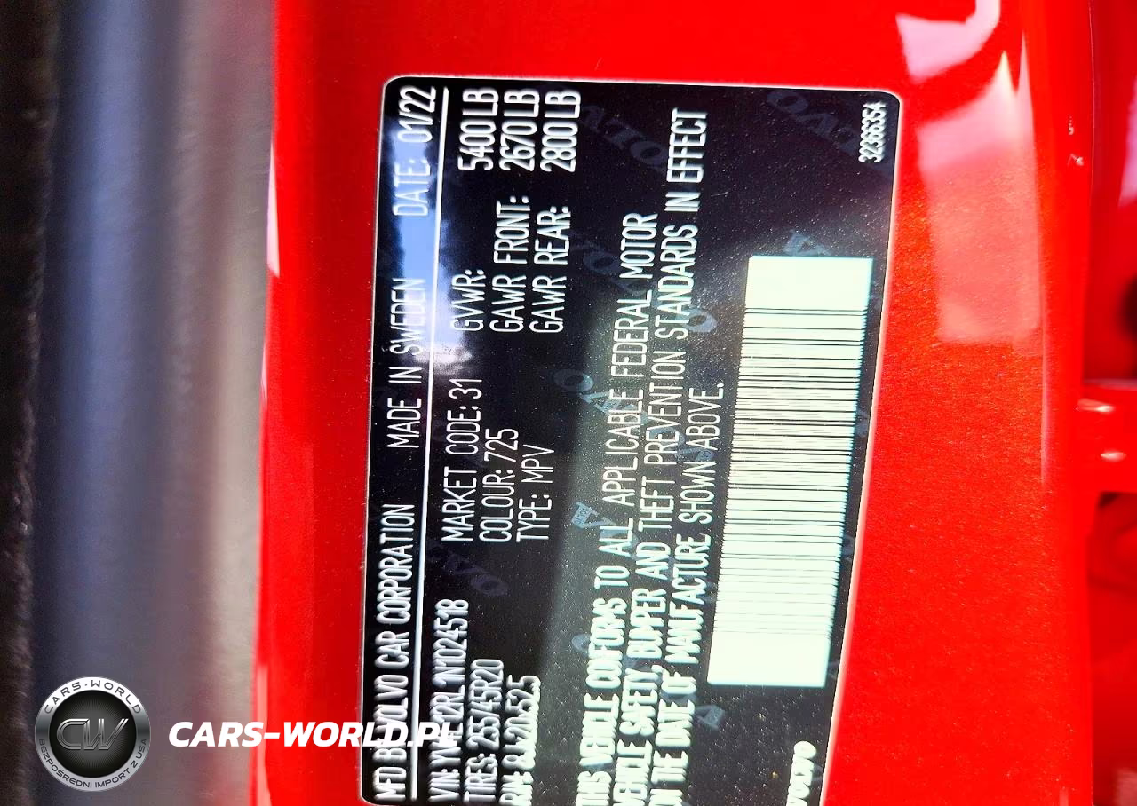 2022 Volvo Xc60 B5 Inscription VIN:YV4L12RL1N1024518 - 14