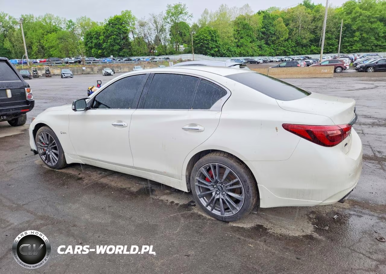 2019 Infiniti Q50 Red Sport 400 VIN:JN1FV7AR3KM800520 - 2