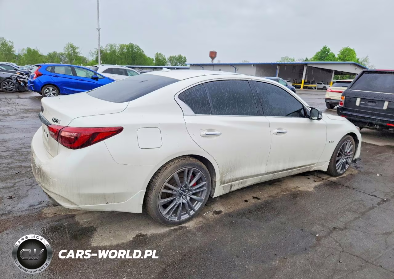 2019 Infiniti Q50 Red Sport 400 VIN:JN1FV7AR3KM800520 - 3