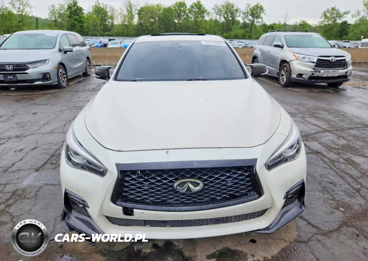 2019 Infiniti Q50 Red Sport 400 VIN:JN1FV7AR3KM800520 - 5