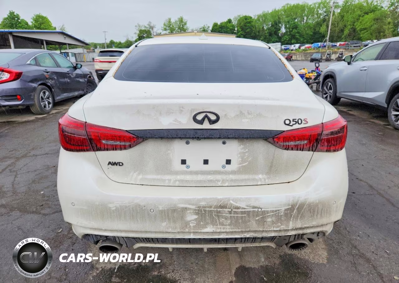 2019 Infiniti Q50 Red Sport 400 VIN:JN1FV7AR3KM800520 - 6