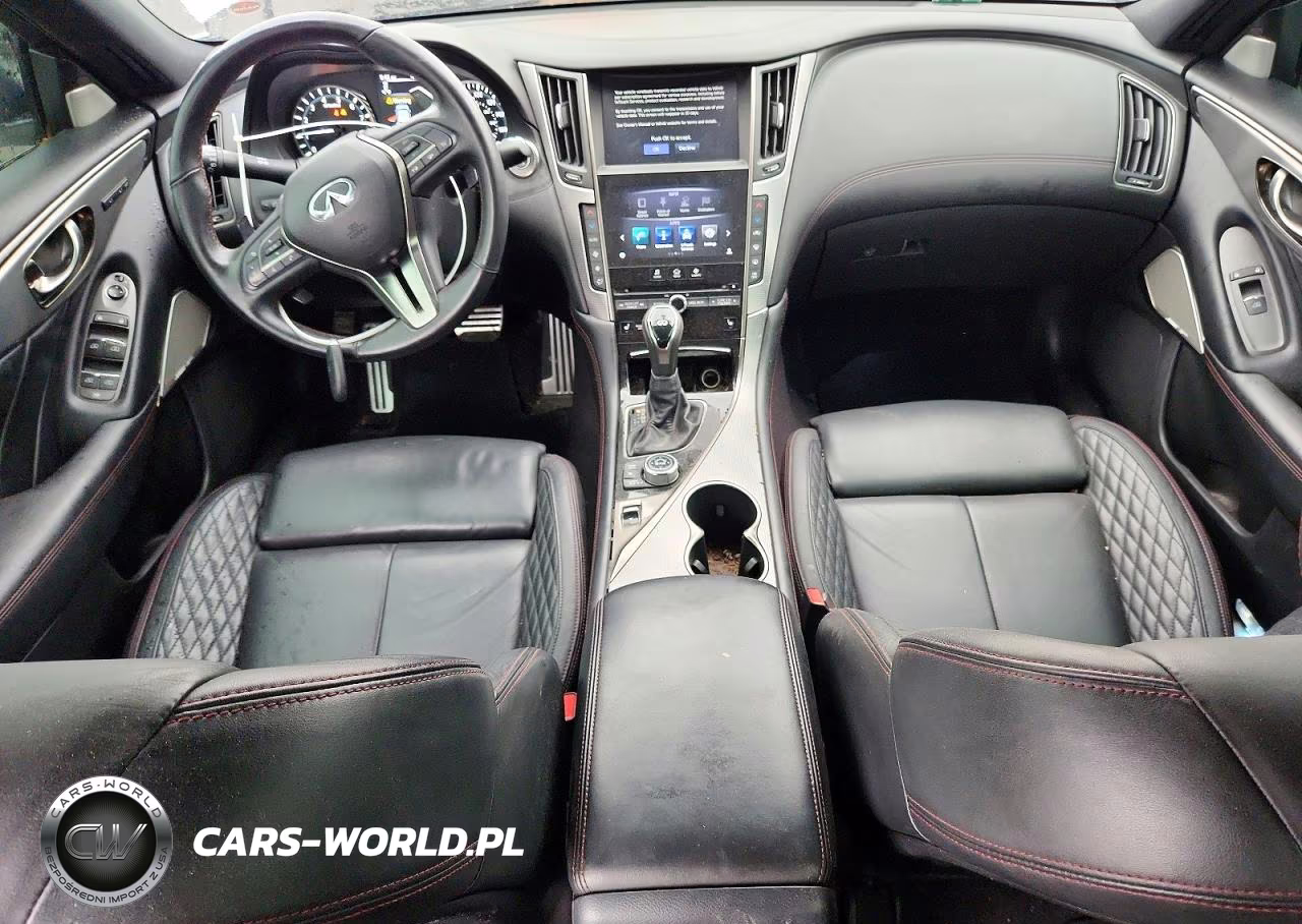 2019 Infiniti Q50 Red Sport 400 VIN:JN1FV7AR3KM800520 - 8