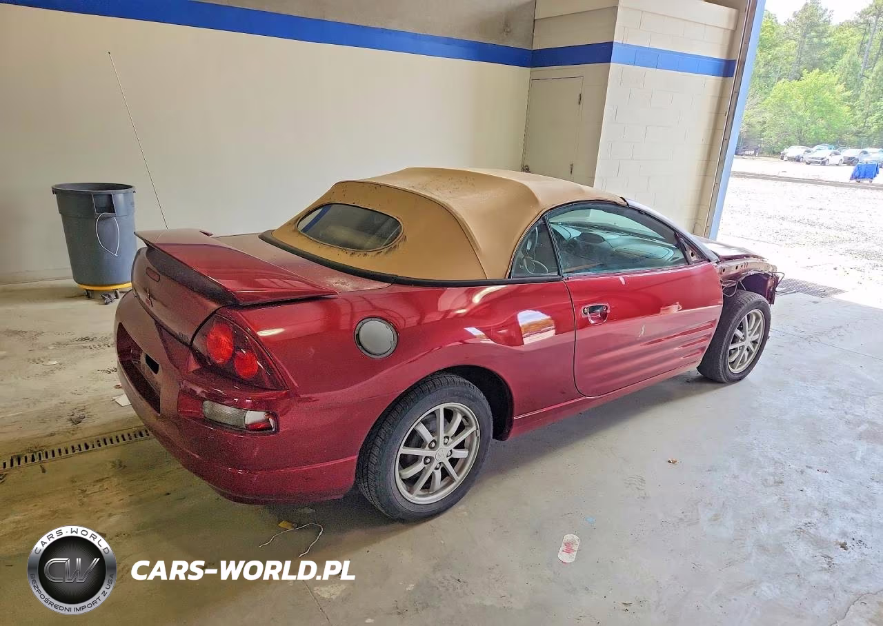 2001 Mitsubishi Eclipse Spyder Gs VIN:4A3AE35G31E006700 - 3