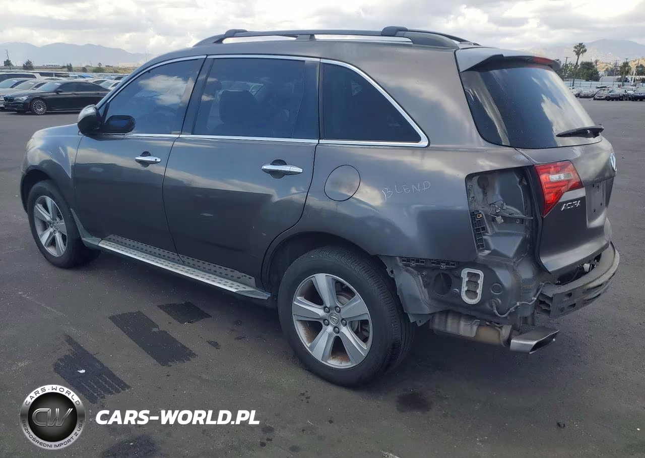 2011 Acura Mdx VIN:2HNYD2H40BH547076 - 2