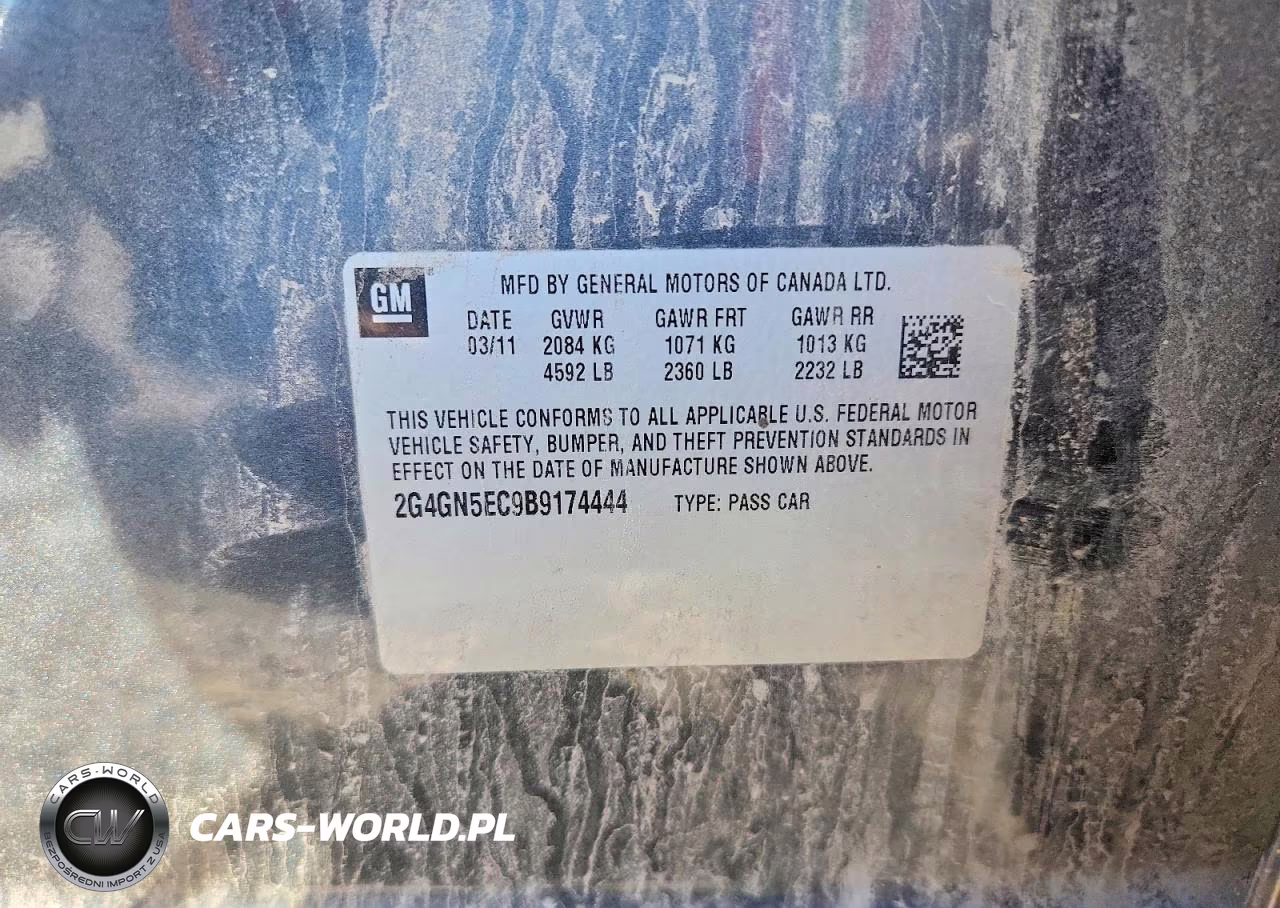 2011 Buick Regal Cxl VIN:2G4GN5EC9B9174444 - 12