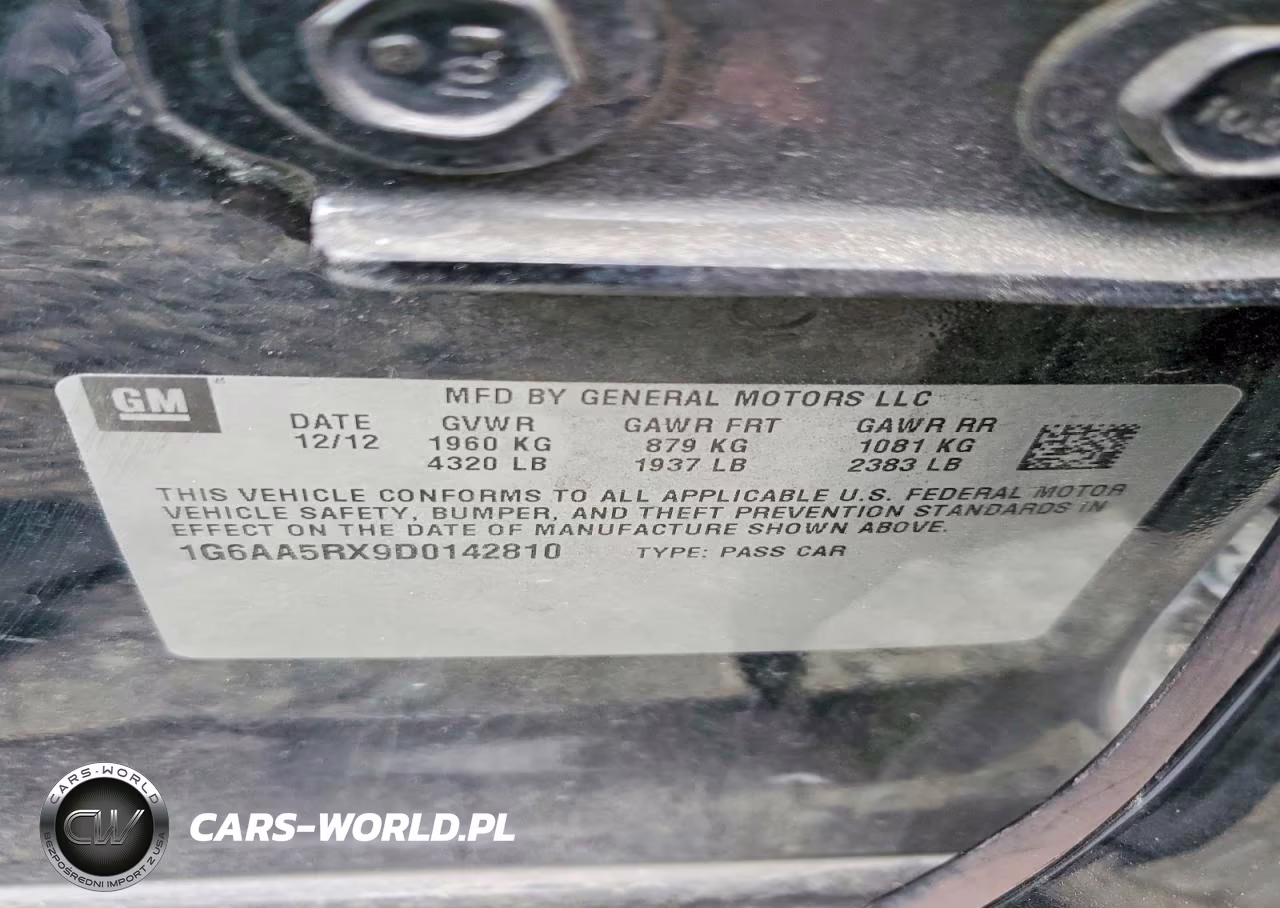 2013 Cadillac Ats VIN:1G6AA5RX9D0142810 - 12