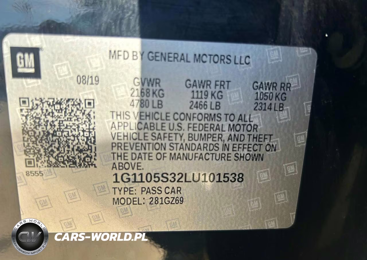 2020 Chevrolet Impala Premier VIN:1G1105S32LU101538 - 10