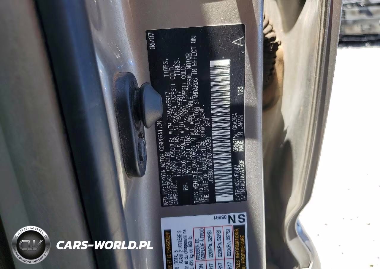 2007 Toyota 4Runner Sr5 VIN:JTEBU14R470126380 - 13