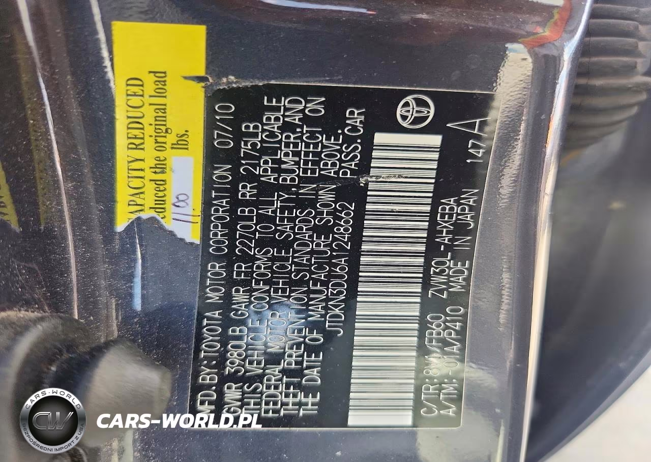 2010 Toyota Prius Ii VIN:JTDKN3DU6A1248662 - 12