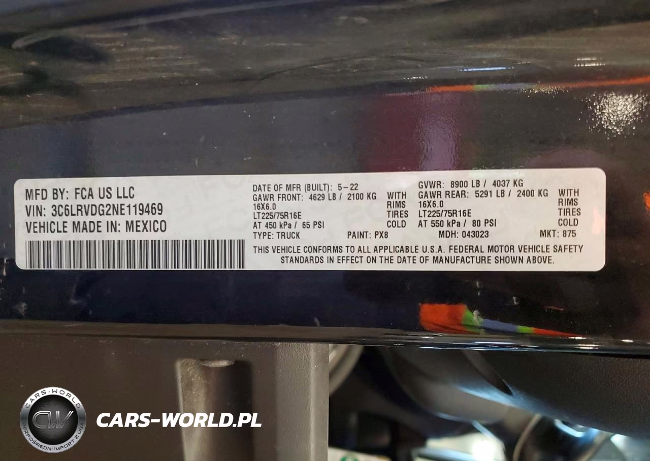 2022 Ram Promaster 2500 2500 High VIN:3C6LRVDG2NE119469 - 13