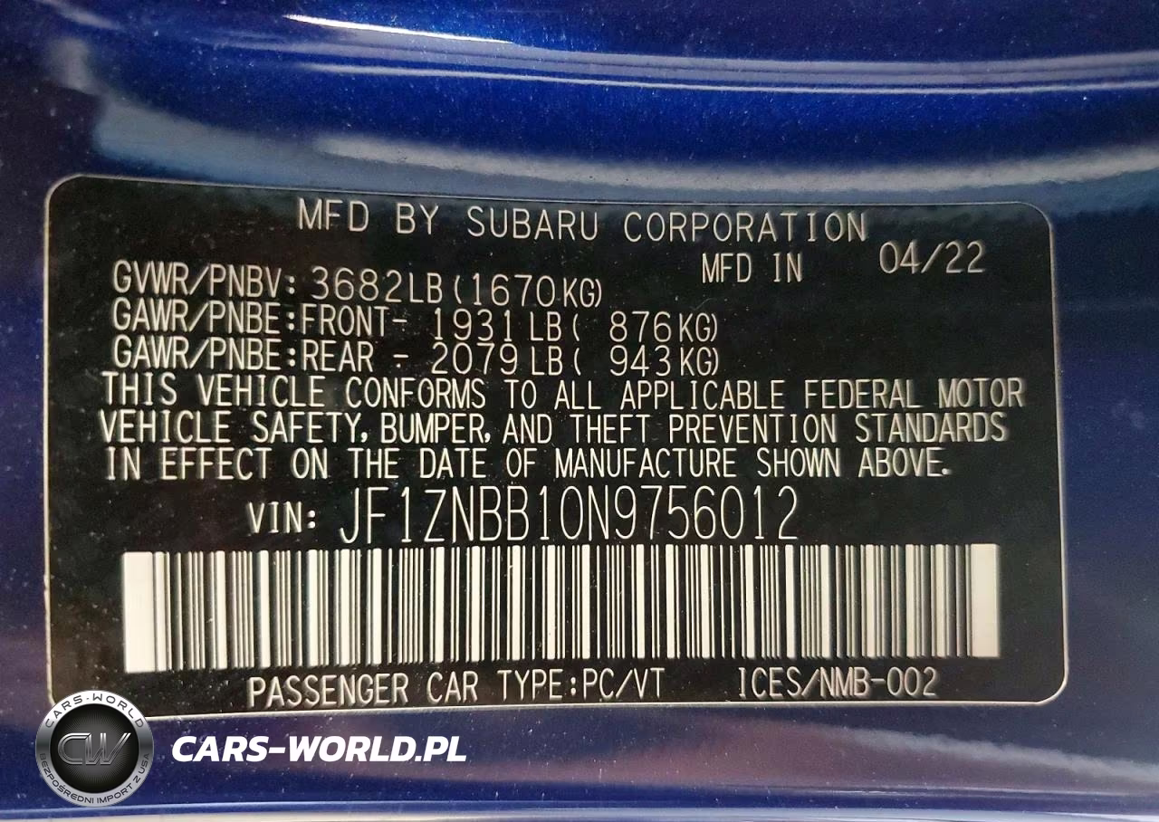 2022 Toyota Gr86 Base VIN:JF1ZNBB10N9756012 - 13