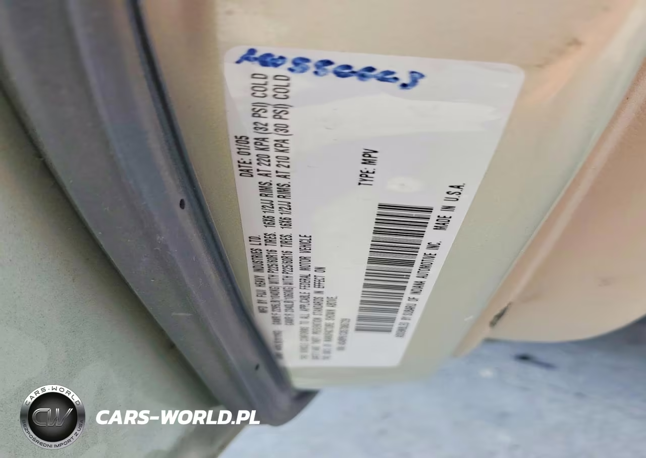 2005 Subaru Legacy Outback 2.5I VIN:4S4BP61C857365729 - 12