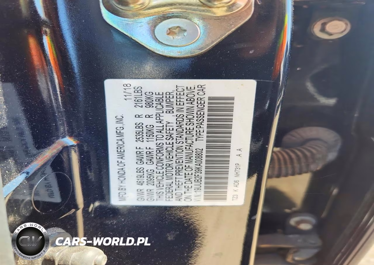 2019 Acura Tlx VIN:19UUB2F39KA008802 - 12
