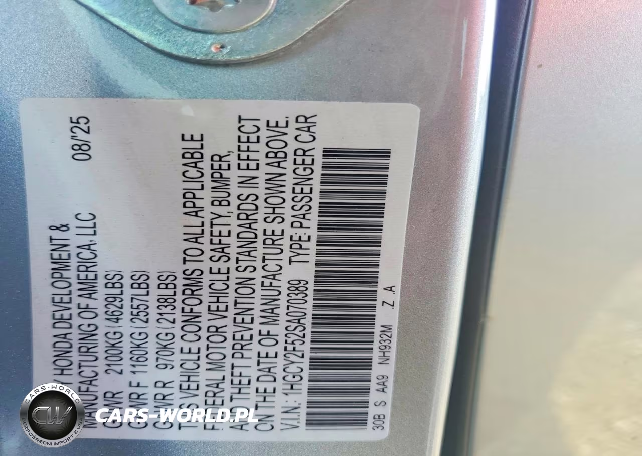 2025 Honda Accord Hybrid Sport VIN:1HGCY2F52SA070389 - 13
