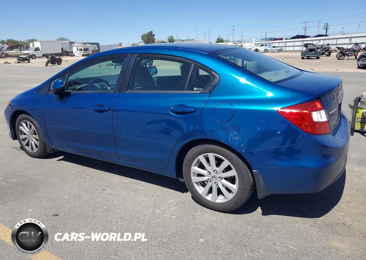 2012 Honda Civic Exl VIN:2HGFB2F96CH549077 - 2