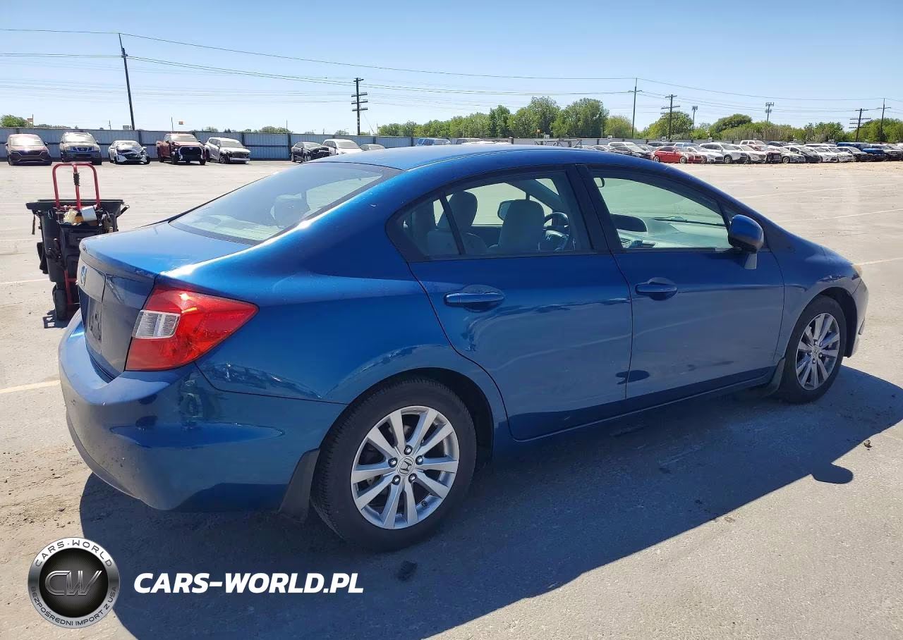2012 Honda Civic Exl VIN:2HGFB2F96CH549077 - 3