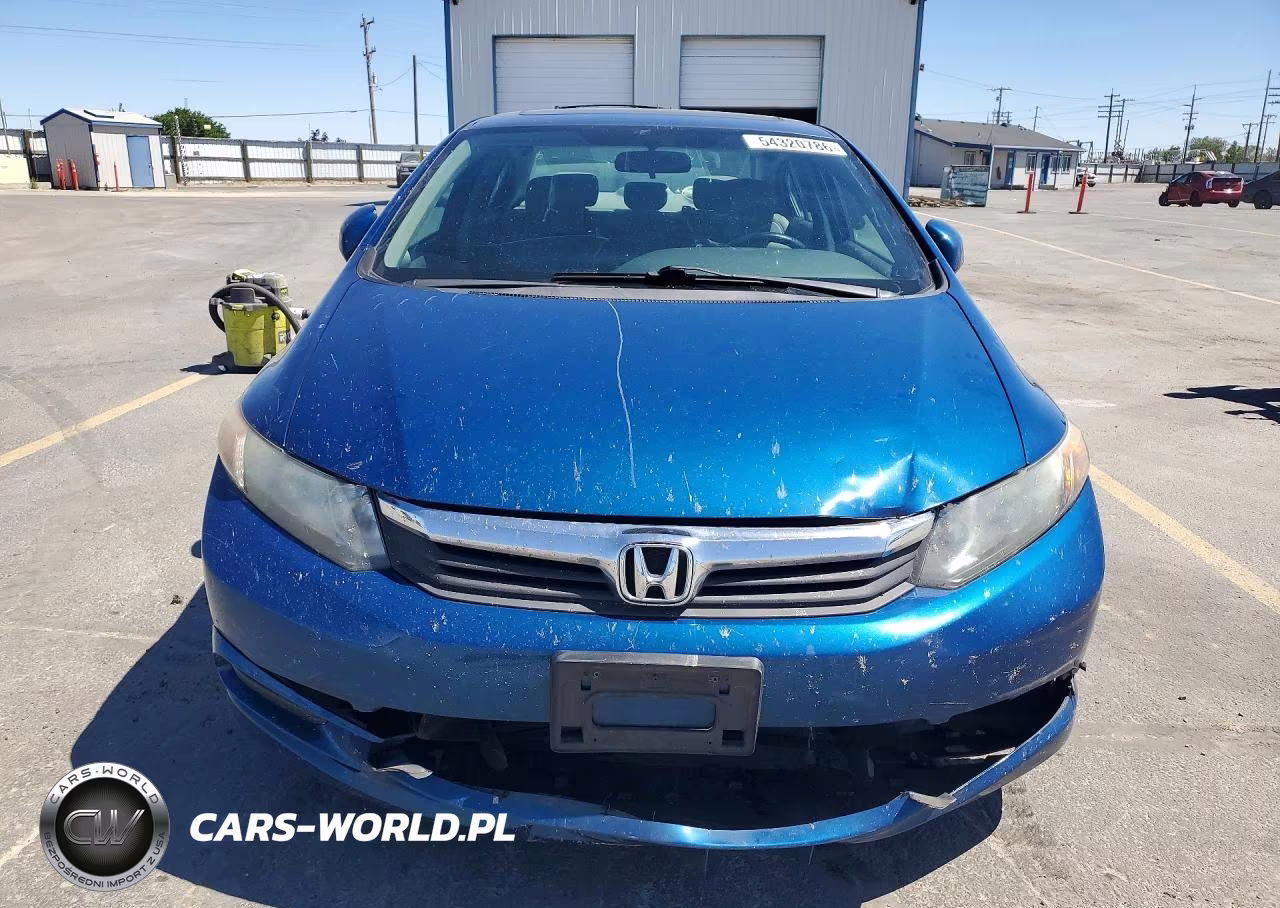 2012 Honda Civic Exl VIN:2HGFB2F96CH549077 - 5