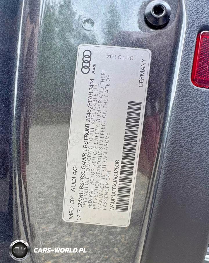 2018 Audi S5 Premium Plus VIN:WAUP4AF5XJA032538 - 10