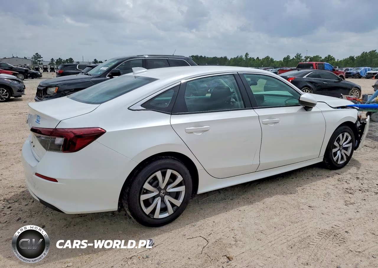 2026 Honda Civic Lx VIN:2HGFE2F23TH550567 - 3