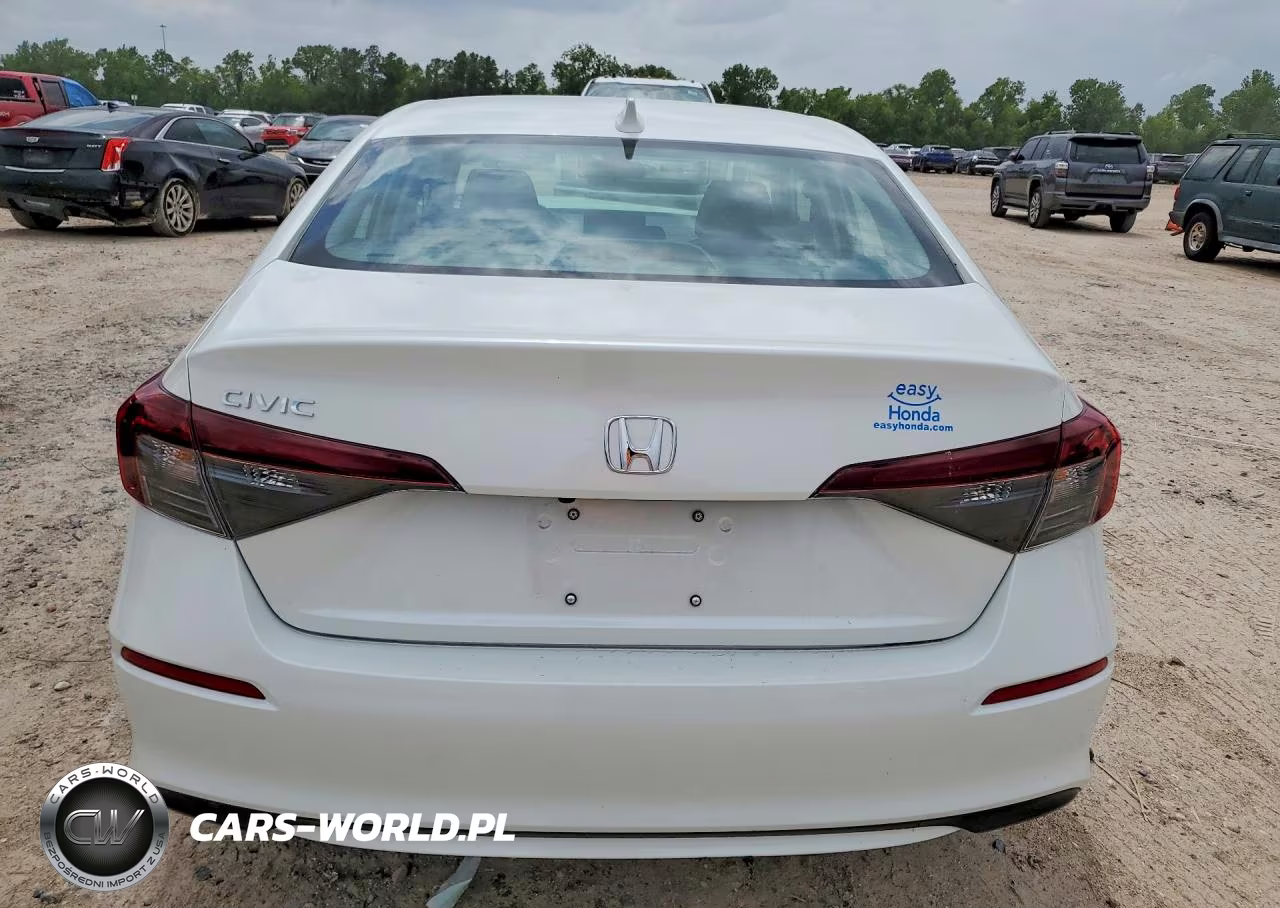 2026 Honda Civic Lx VIN:2HGFE2F23TH550567 - 6