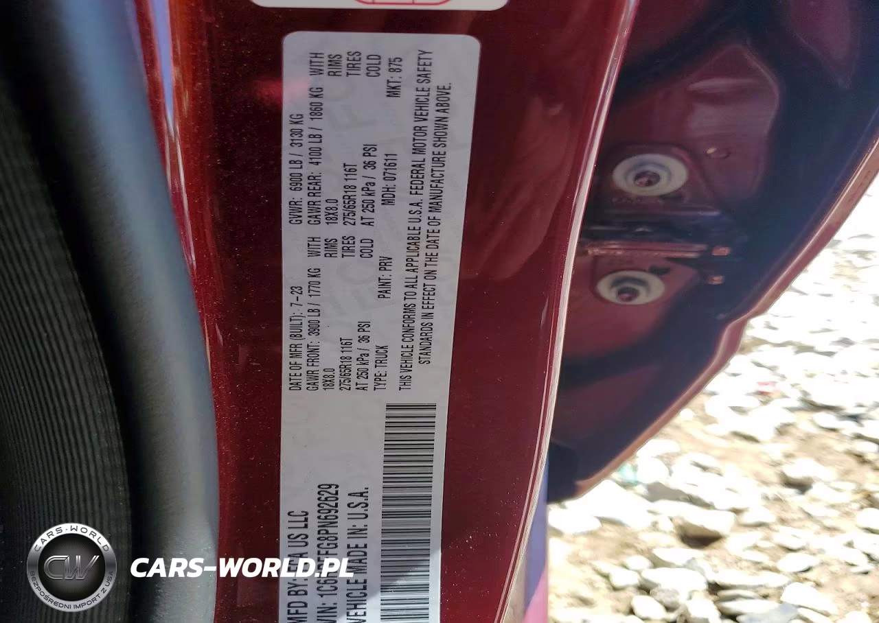 2023 Ram 1500 Big Horn VIN:1C6RRFFG8PN692629 - 13