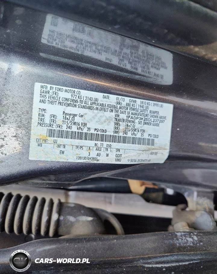 2013 Ford Focus Se VIN:1FADP3K25DL237297 - 12