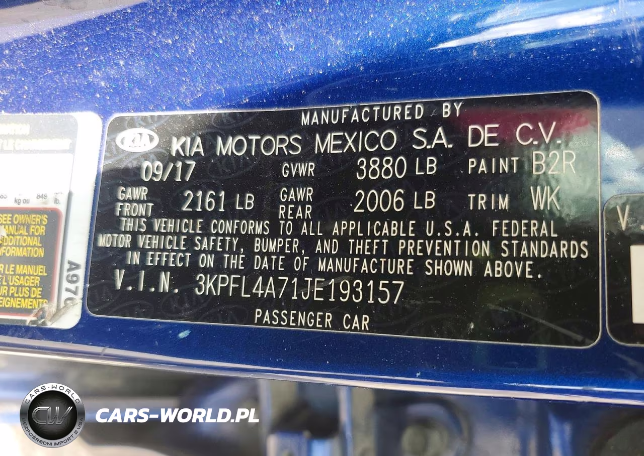 2018 Kia Forte Lx VIN:3KPFL4A71JE193157 - 13
