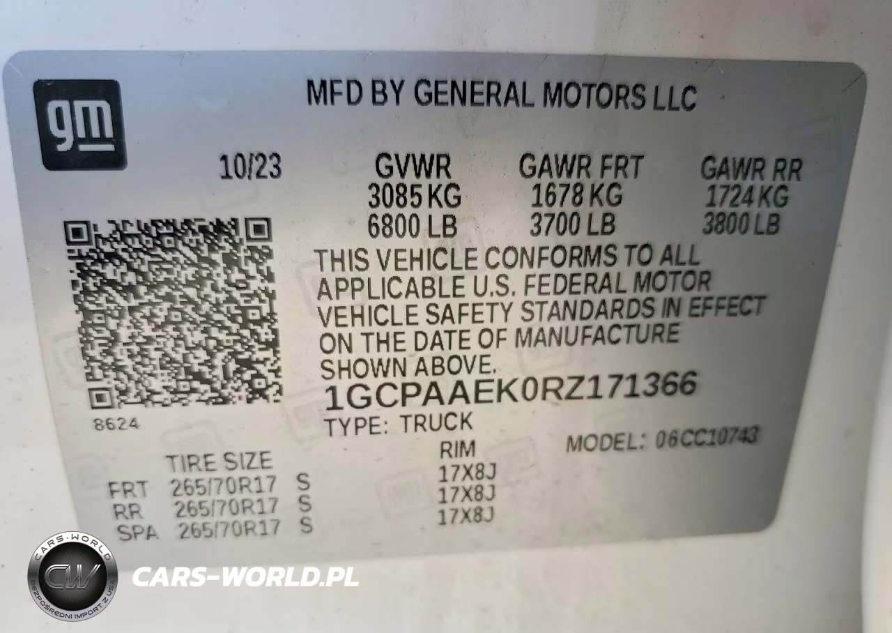 2024 Chevrolet Silverado C1500 VIN:1GCPAAEK0RZ171366 - 12
