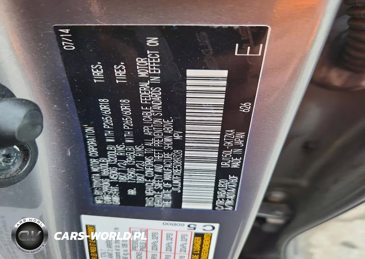 2014 Lexus Gx 460 Premium VIN:JTJJM7FX8E5089328 - 13