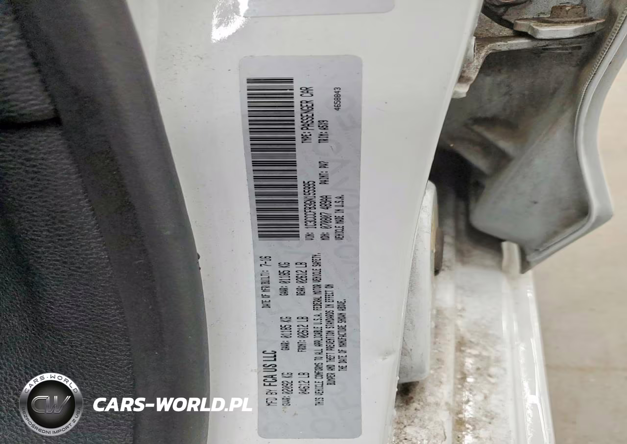 2016 Chrysler 200 Lx VIN:1C3CCCFB3GN195995 - 12
