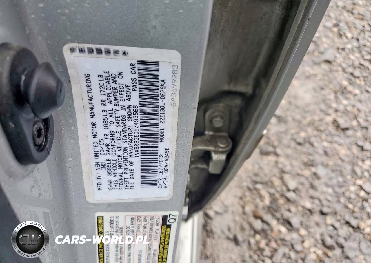 2005 Toyota Corolla S VIN:1NXBR32E05Z493568 - 12