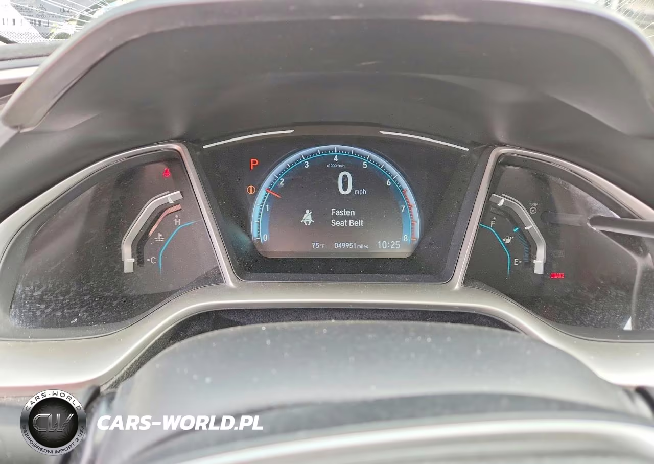 2020 Honda Civic Ex VIN:19XFC1F35LE000919 - 9