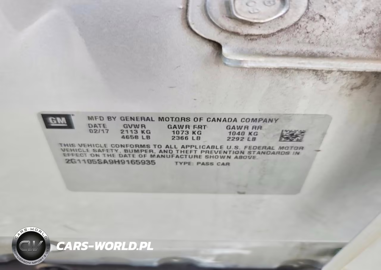 2017 Chevrolet Impala Lt VIN:2G1105SA9H9165935 - 13
