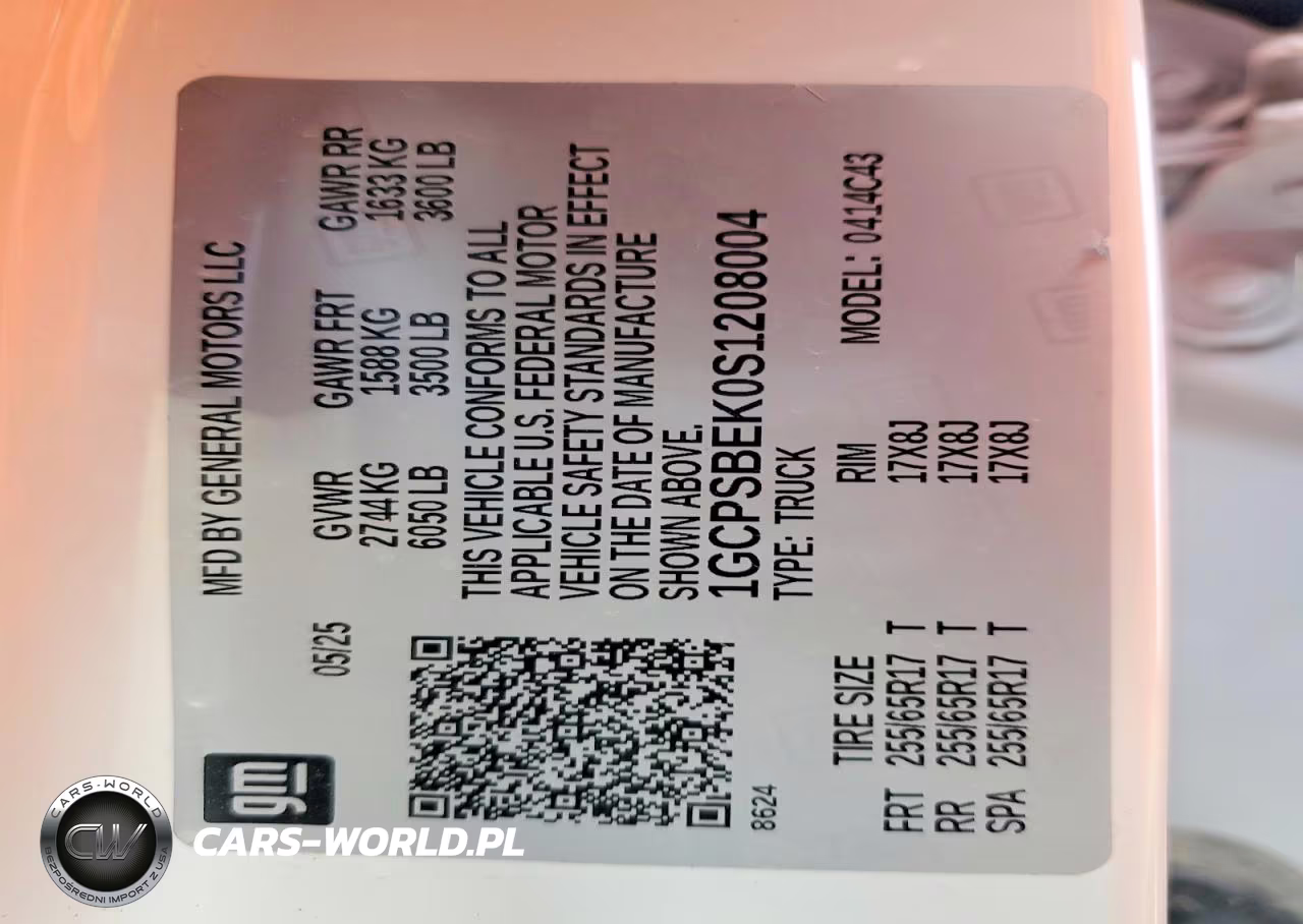 2025 Chevrolet Colorado VIN:1GCPSBEK0S1208004 - 13