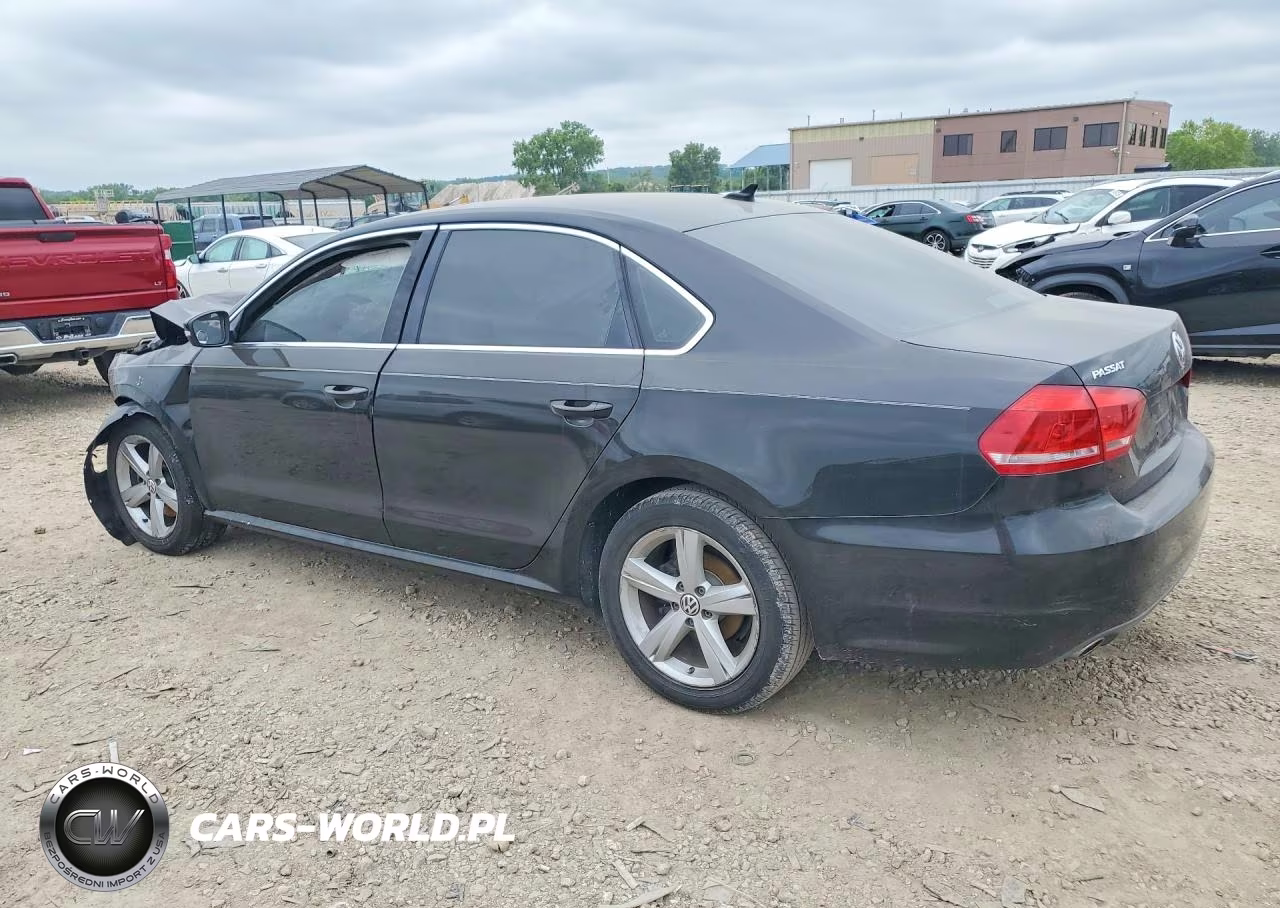 2013 Volkswagen Passat Se VIN:1VWBN7A37DC097405 - 2