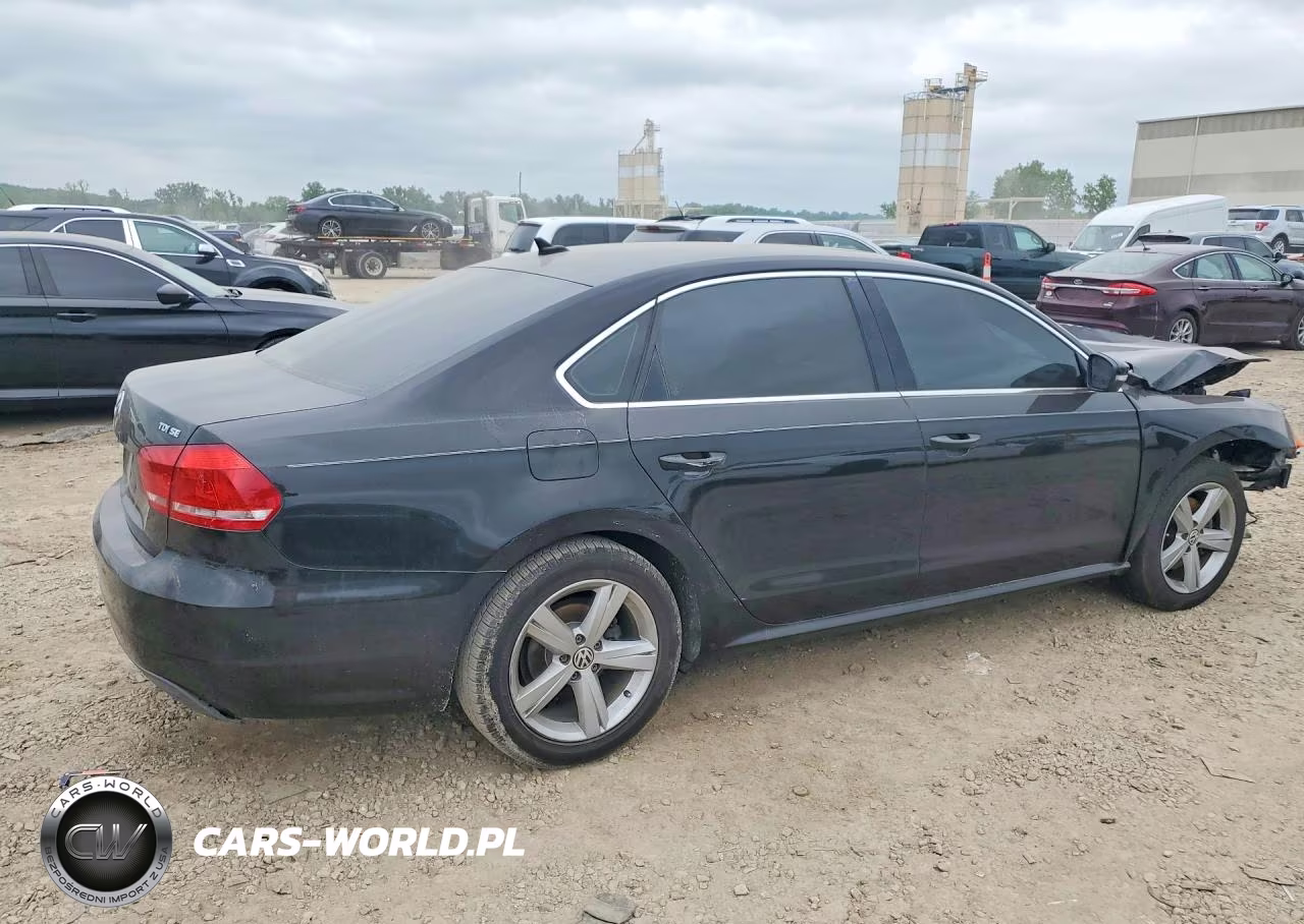 2013 Volkswagen Passat Se VIN:1VWBN7A37DC097405 - 3