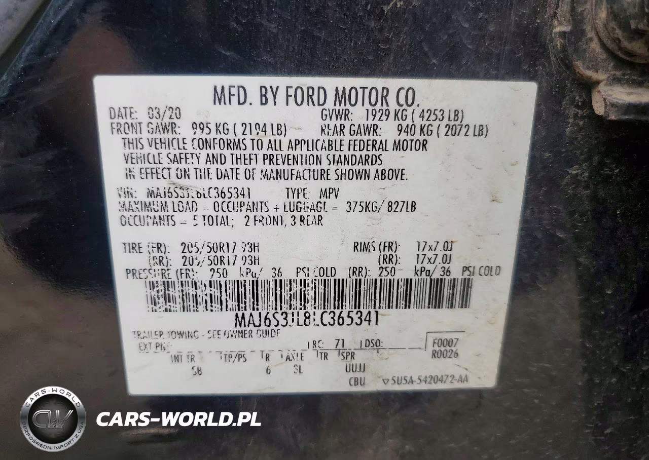 2020 Ford Ecosport Ses VIN:MAJ6S3JL8LC365341 - 13