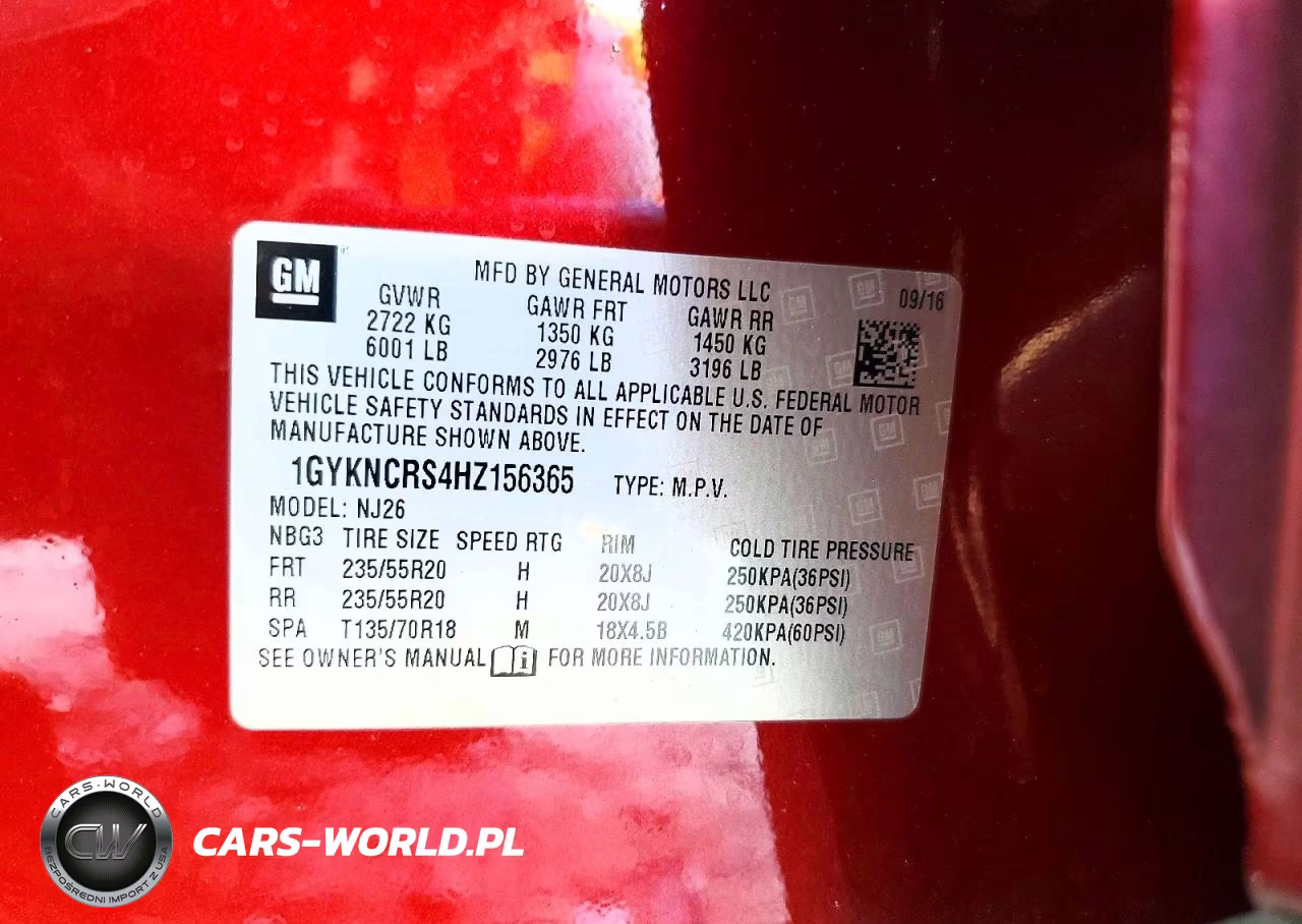 2017 Cadillac Xt5 Premium Luxury VIN:1GYKNCRS4HZ156365 - 12