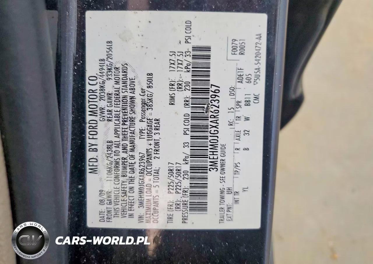 2010 Mercury Milan Premier VIN:3MEHM0JGXAR623967 - 12