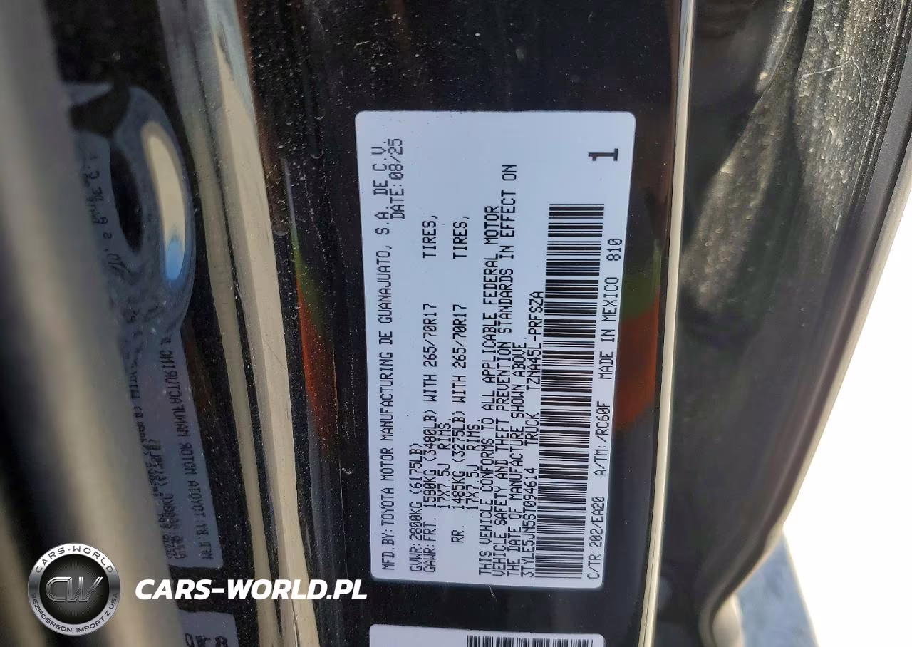 2025 Toyota Tacoma Trd Off-Road VIN:3TYLE5JN5ST094614 - 12