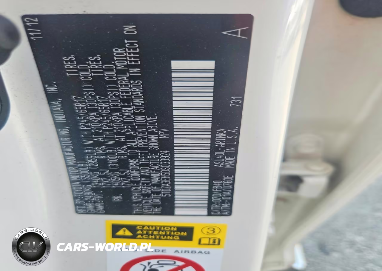 2013 Toyota Highlander VIN:5TDZA3EH5DS033924 - 14