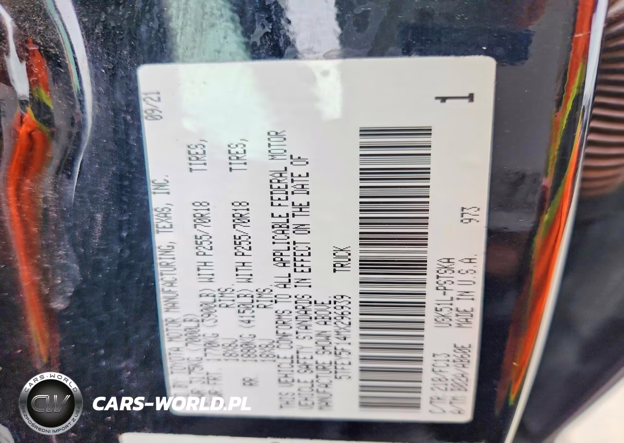 2021 Toyota Tundra Crewmax Sr5 VIN:5TFEY5F14MX296939 - 12